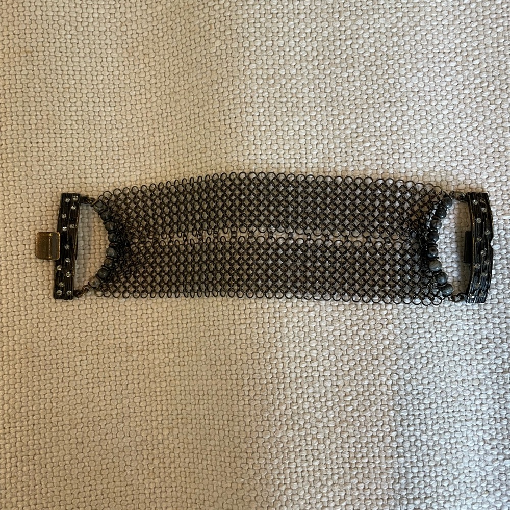 Women’s Black Mesh Bracelet